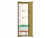 WhiteCoat Clipboard® Trifold - Tactical Brown Respiratory Therapy Edition